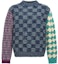 Buy MARNI Plaid Crewneck Loose-Fit Long Sleeve Sweater Multicolor. GCMG0343Q0-UFWH90-MXV19