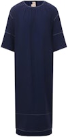 MARNI Relaxed Fit Asymmetric Midi T-Shirt Dress Deep Blue ABMA0441A0TV28500B65 MARNI Relaxed Fit Asymmetric Midi T-Shirt Dress Deep Blue ABMA0441A0TV28500B65