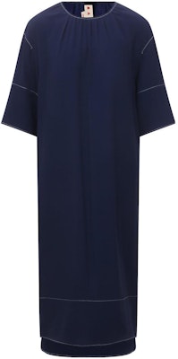 MARNI Relaxed Fit Asymmetric Midi T-Shirt Dress Deep Blue ABMA0441A0TV28500B65 Order MARNI Relaxed Fit Asymmetric Midi T-Shirt Dress Deep Blue ABMA0441A0TV28500B65