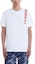 Shop MARNI White Logo Text Short Sleeve T-Shirt. HUMU0198X3UTC017-WHITE