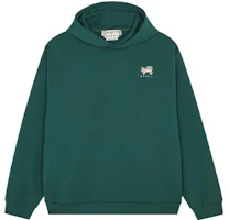 MARNI Animal Print Logo Hoodie Unisex Green FUMU0093YX-USCS24-CCV17 MARNI Animal Print Logo Hoodie Unisex Green FUMU0093YX-USCS24-CCV17