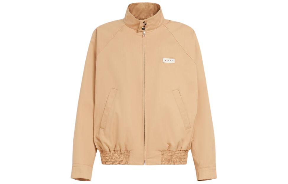 Marni Beige Letter Pattern Printed Hoodie Long Sleeve FUMU0076P0S2549400W09