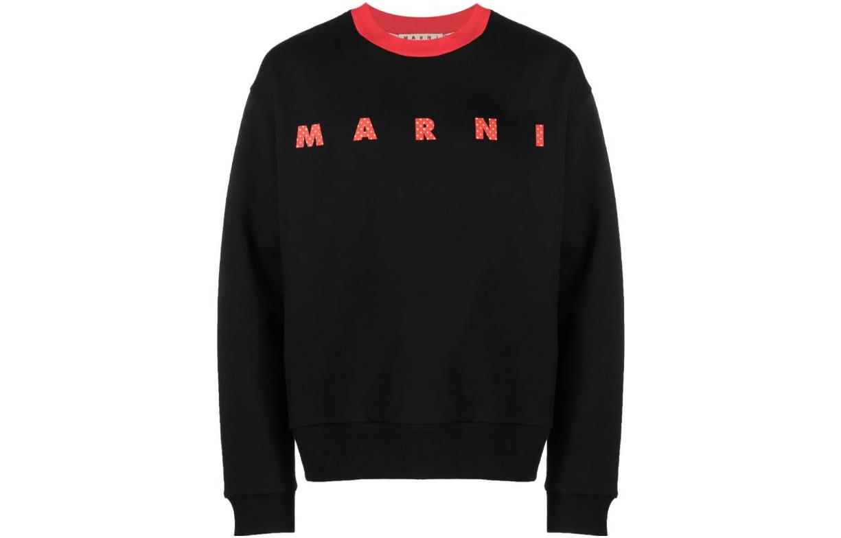 MARNI Black Hooded Comfort Casual Hoodie UTC022FUMU0067QS-00N99