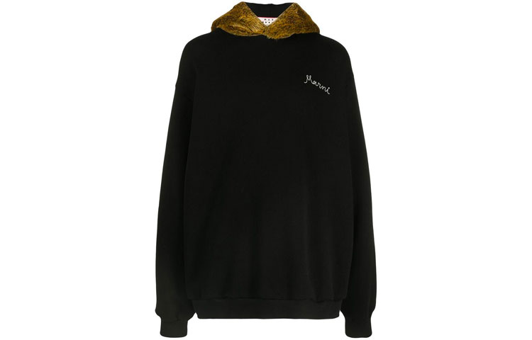 Marni Black Hoodie Long-Sleeve FUMU0067-RRUTC022-Y4503
