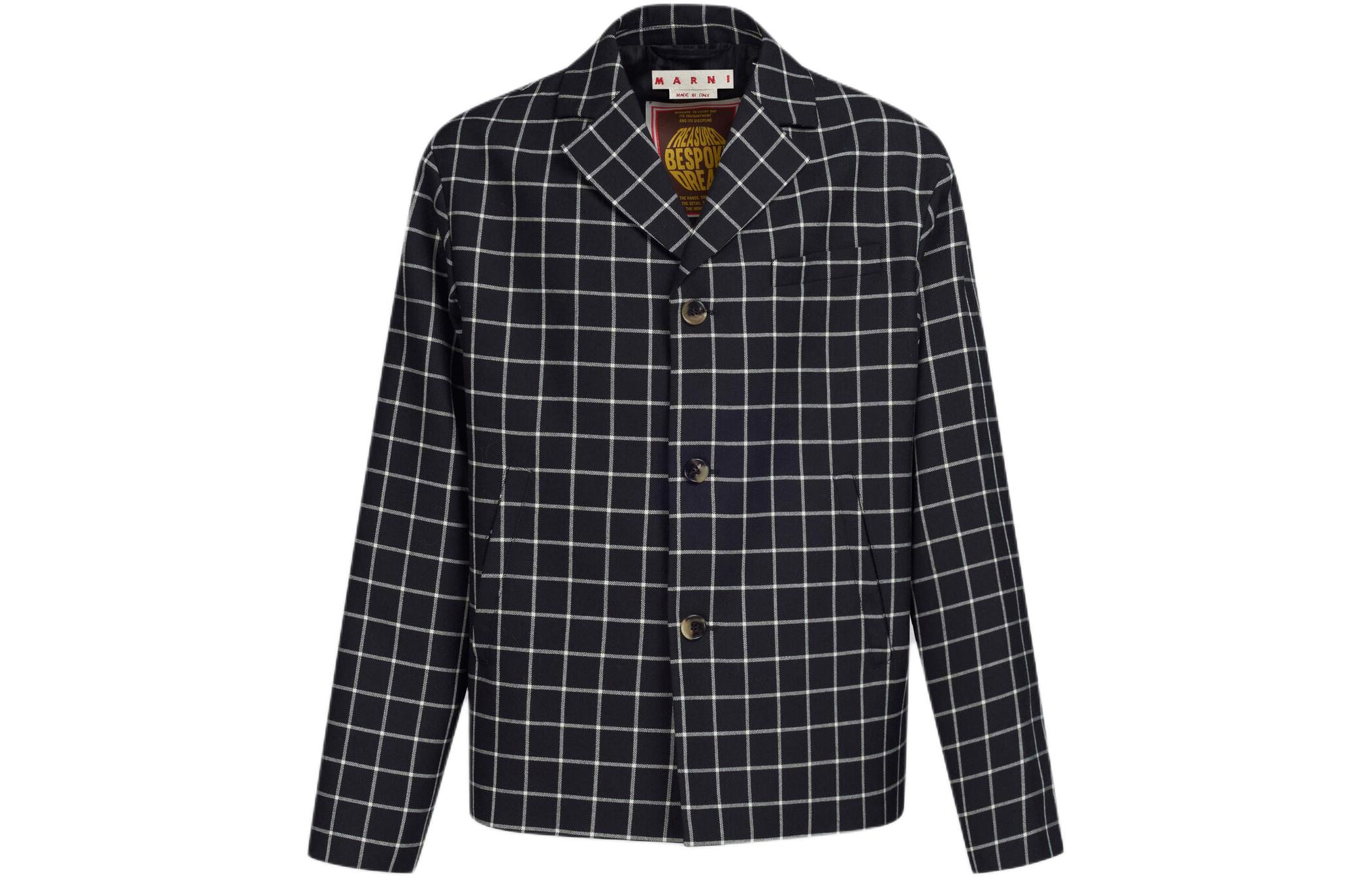 MARNI Black Solid Color Loose Fit Crewneck Long Sleeve Sweatshirt FUMU0074DX-UTC164-00N99