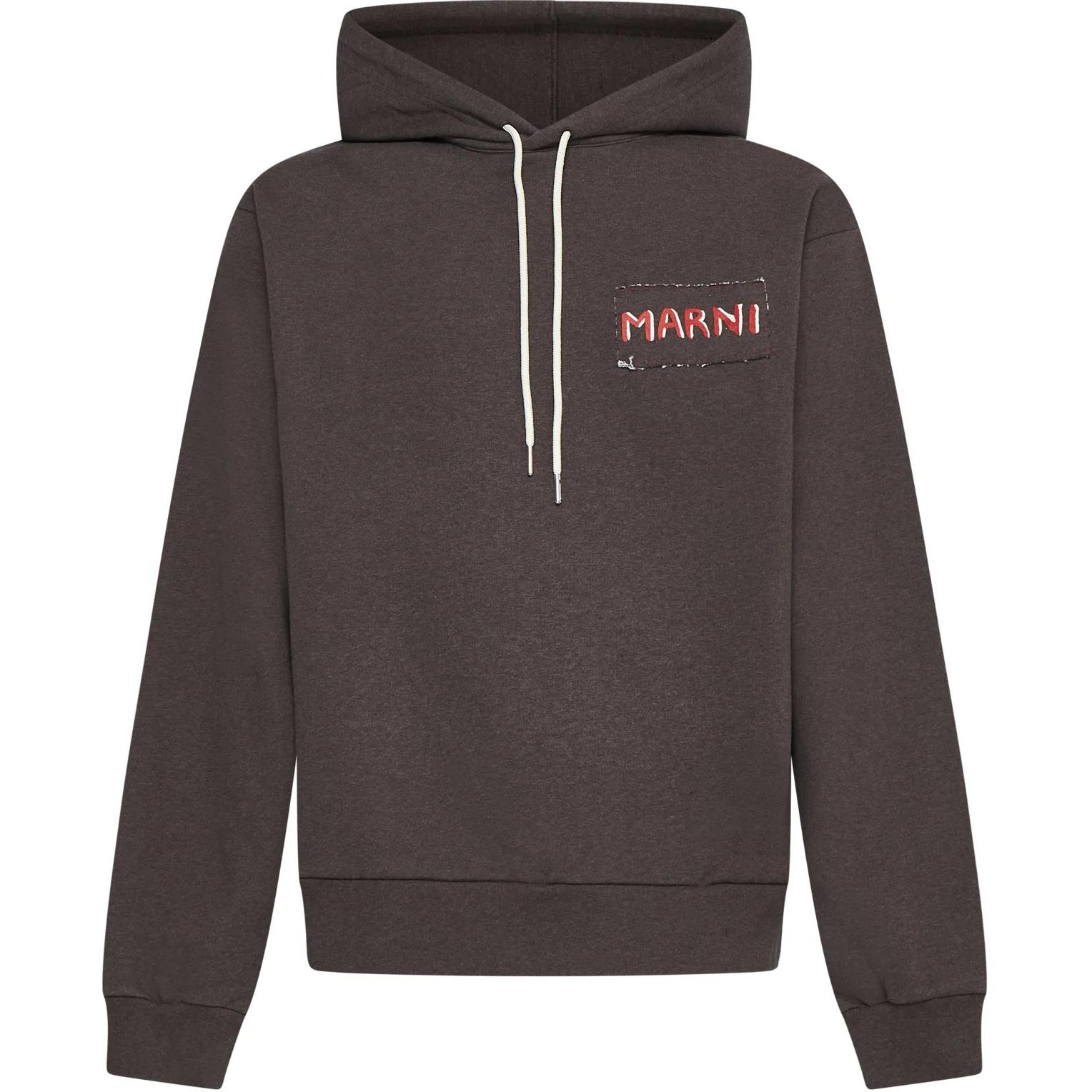 Marni Brown Plaid Button-Up Long Sleeve Jacket GUMU0067U0UTW910CHM28