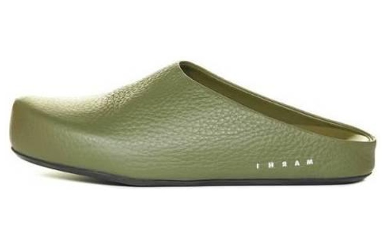 Marni Calfskin Slip-On 'Fashion Sandal Green' SBMR001400P455400V69