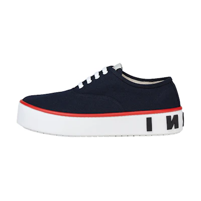 Marni Canvas Low Top 'Midnight Blue'