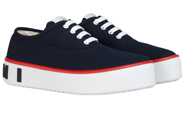 Marni Canvas Low Top 'Midnight Blue' 圖 2