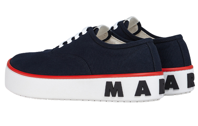 Marni Canvas Low Top 'Midnight Blue' 圖 3
