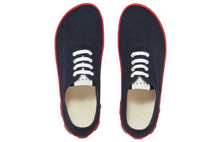 Marni Canvas Low Top 'Midnight Blue' 圖 4