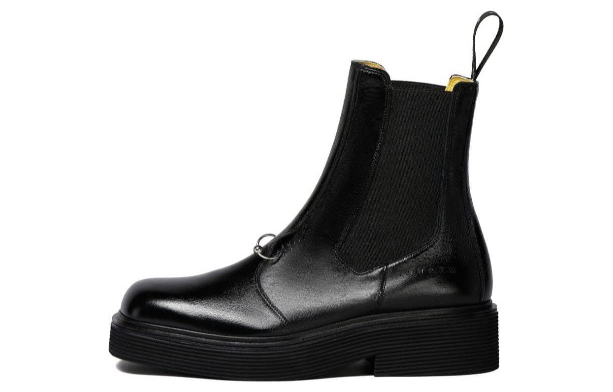 Marni Chelsea Ankle Boots 'Black Calfskin' TCMR005303P3731