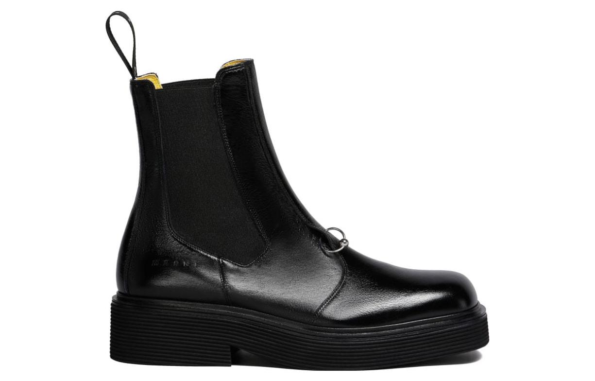Order Botas Cortas Marni Chelsea 'Cuero Negro' TCMR005303P3731