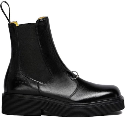 Marni Chelsea Ankle Boots 'Black Calfskin' TCMR005303P3731 Order Marni Chelsea Ankle Boots 'Black Calfskin' TCMR005303P3731