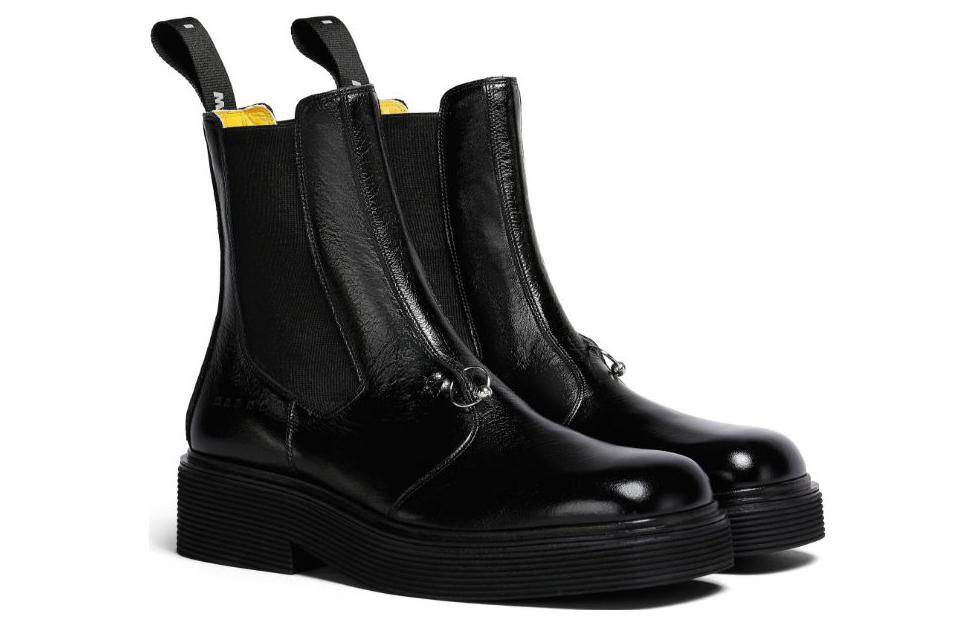 Lookbook Botas Cortas Marni Chelsea 'Cuero Negro' TCMR005303P3731