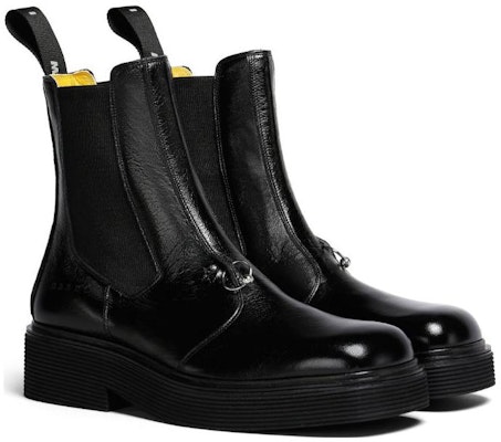 MARNI 小牛皮 時尚圓頭 及踝 切爾西靴 男款 黑色 Lookbook MARNI 小牛皮 時尚圓頭 及踝 切爾西靴 男款 黑色
