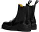 Shop Marni 切尔西踝靴 '黑色小牛皮' TCMR005303P3731