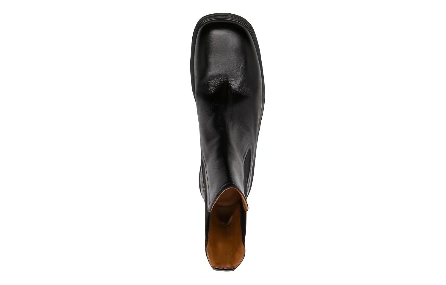 Marni Chelsea Leather Boots 'Black' 圖 5