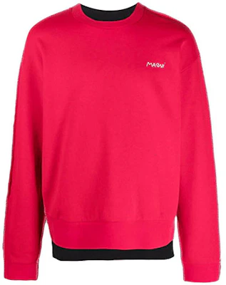 MARNI Colorblock Crewneck Sweatshirt Men Red FUMU0096QSU-TC067-Y4526 Buy MARNI Colorblock Crewneck Sweatshirt Men Red FUMU0096QSU-TC067-Y4526