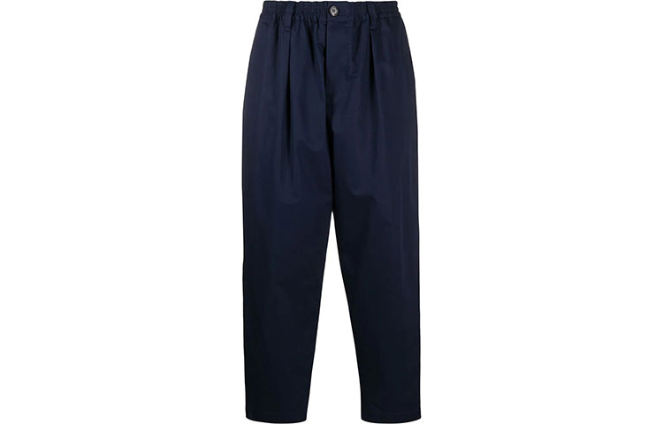 MARNI Elastic Waistband Twill Carrot Fit Casual Pants PUMU0100A0-S52710-00B84