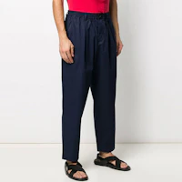 Purchase MARNI Seluar Kasual Carrot Fit Twill dengan Pinggang Elastik PUMU0100A0-S52710-00B84
