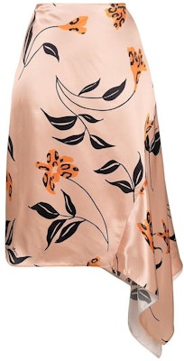 MARNI Floral Asymmetric Casual Maxi Skirt Beige GOMAT13A00UTV826LFC29 Order MARNI Floral Asymmetric Casual Maxi Skirt Beige GOMAT13A00UTV826LFC29