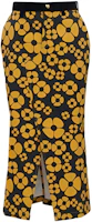 Marni Floral Button-Up Midi Skirt Multicolor GOMA031292UTX001 Marni Floral Button-Up Midi Skirt Multicolor GOMA031292UTX001