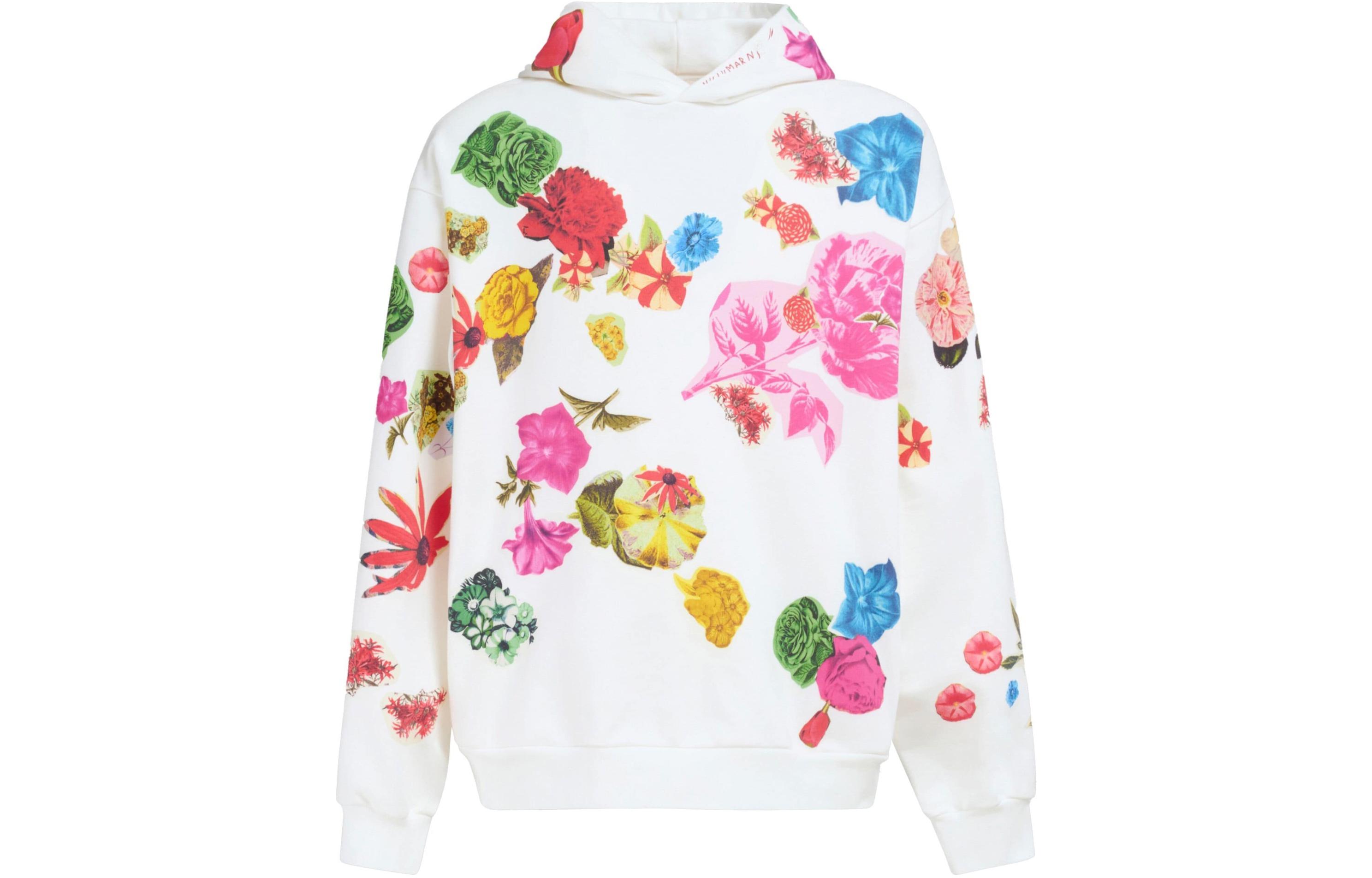 MARNI FW21 Black Logo Lettering Oversized Hoodie FUMU0067P0-UTC022-00N99