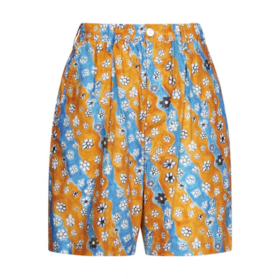 MARNI Floral Print Elastic Waist Shorts Multicolor for Men. PUMU0049A2UTC234SFR21