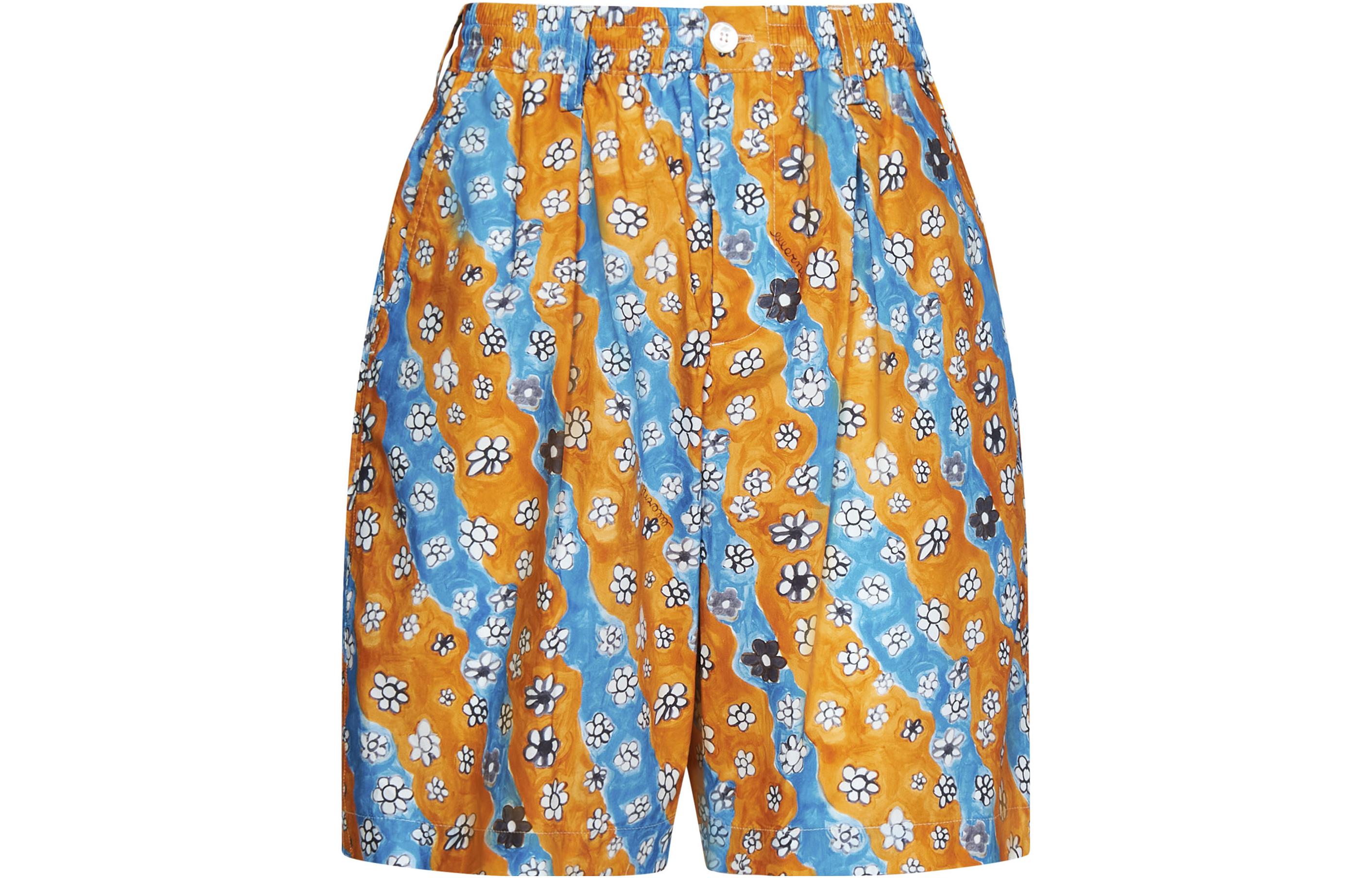 Order MARNI 男士多色花卉印花鬆緊腰短褲 PUMU0049A2UTC234SFR21