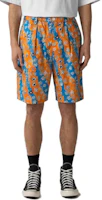 Shop MARNI 男士多色花卉印花鬆緊腰短褲 PUMU0049A2UTC234SFR21