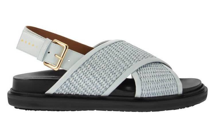 Marni Fussbett 'Light Blue Black Sandals' 圖 4