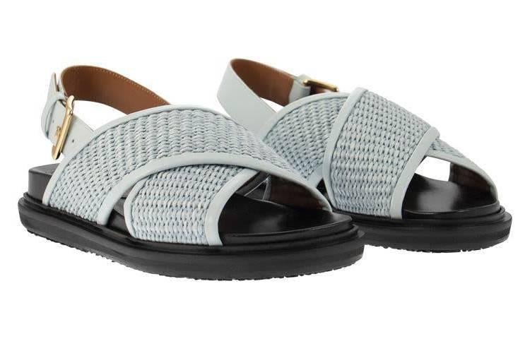 Marni Fussbett 'Light Blue Black Sandals' 圖 7
