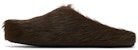 Marni Fussbett Sabot 'Cacao' - Kasut Sabot Marni Warna Coklat SBMR000600-P4122-00M75
