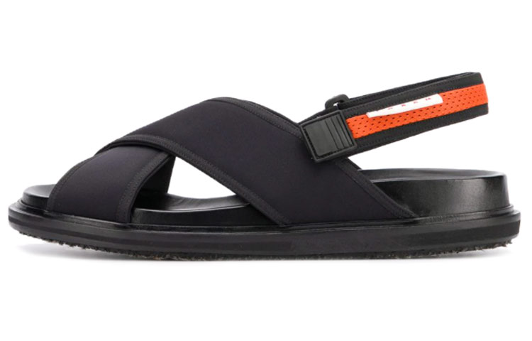 Marni Fussbett Sandal 'Black'