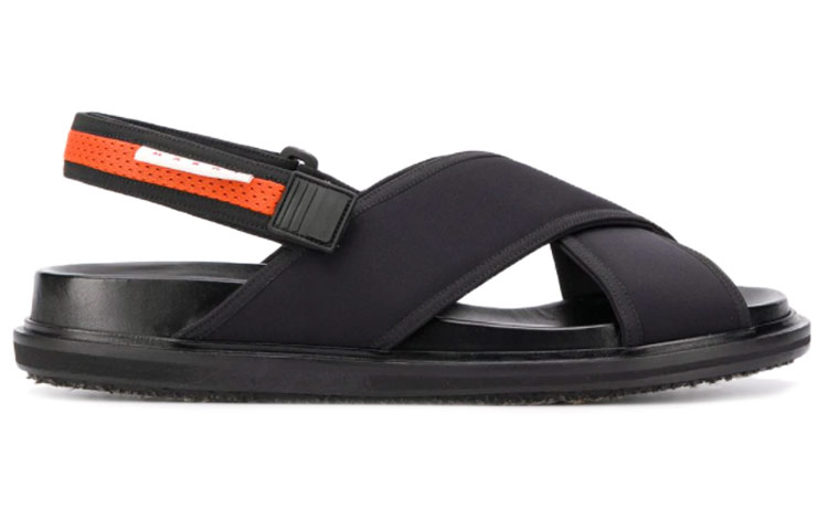 Marni Fussbett Sandal 'Black' 圖 2