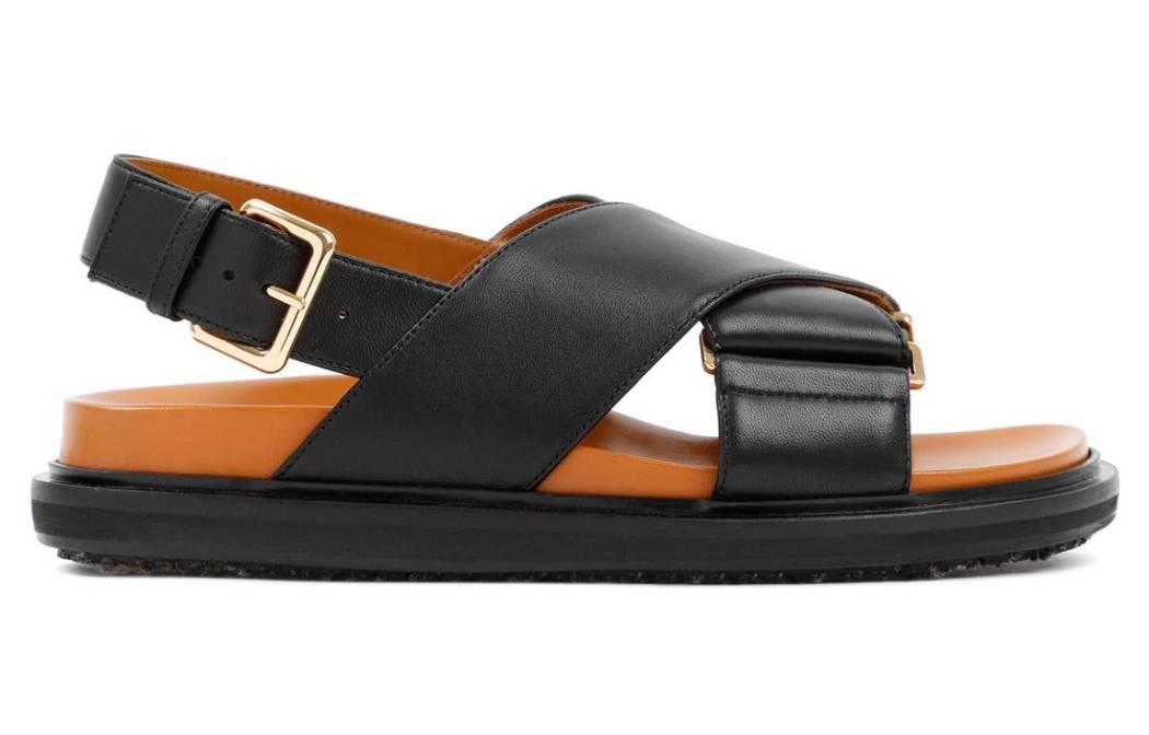 Marni Fussbett Sandals 'Black' 圖 2