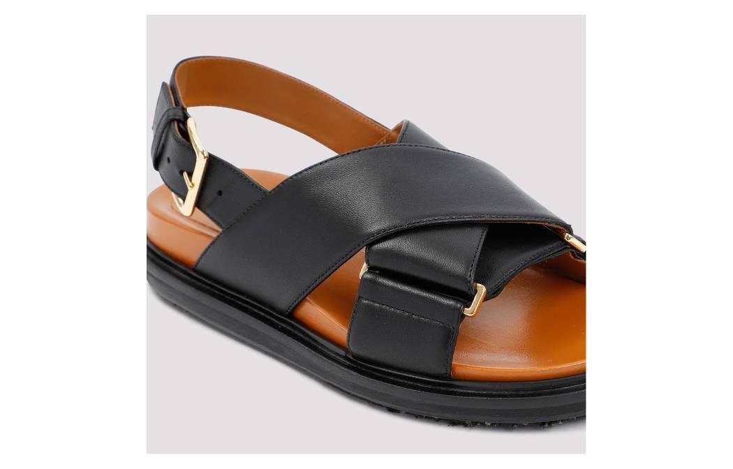 Marni Fussbett Sandals 'Black' 圖 3