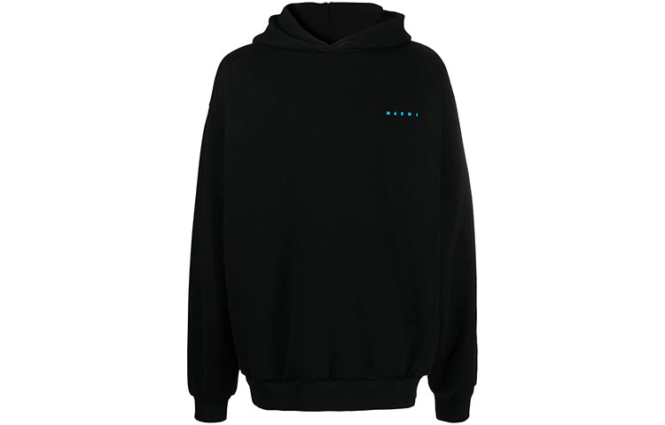 MARNI FW21 Black Striped Crewneck Sweatshirt GCMG0181Q0-S17747-RGN99