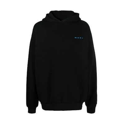 MARNI FW21 Black Striped Crewneck Sweatshirt GCMG0181Q0-S17747-RGN99
