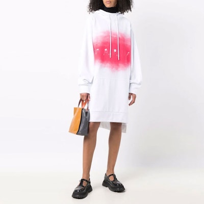 MARNI FW21 Solid Color Oversized Hooded Long Sleeve Dress White FLJE0131P1-USCS16-LOC55 Shop MARNI FW21 Solid Color Oversized Hooded Long Sleeve Dress White FLJE0131P1-USCS16-LOC55