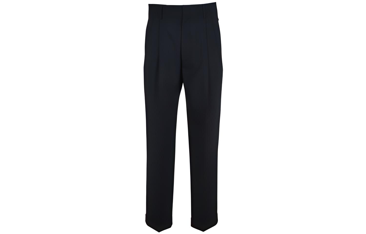 MARNI FW21 Straight Wool Trousers Dark Blue PUMU0091A0-TW839-00B99