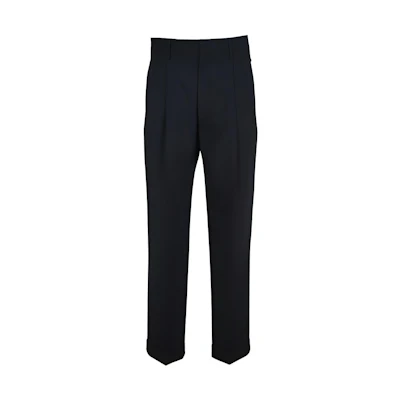 MARNI FW21 Straight Wool Trousers Dark Blue PUMU0091A0-TW839-00B99
