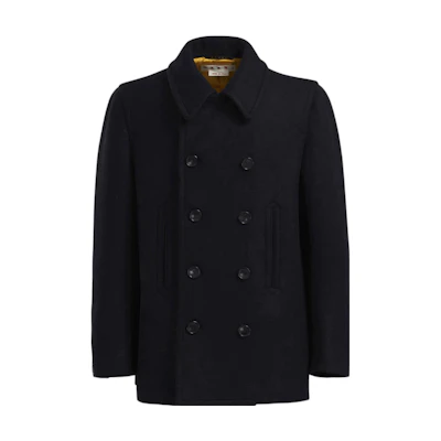 MARNI FW22 Solid Double-Breasted Casual Jacket Black. TUMU0108U0UTW967-00N99