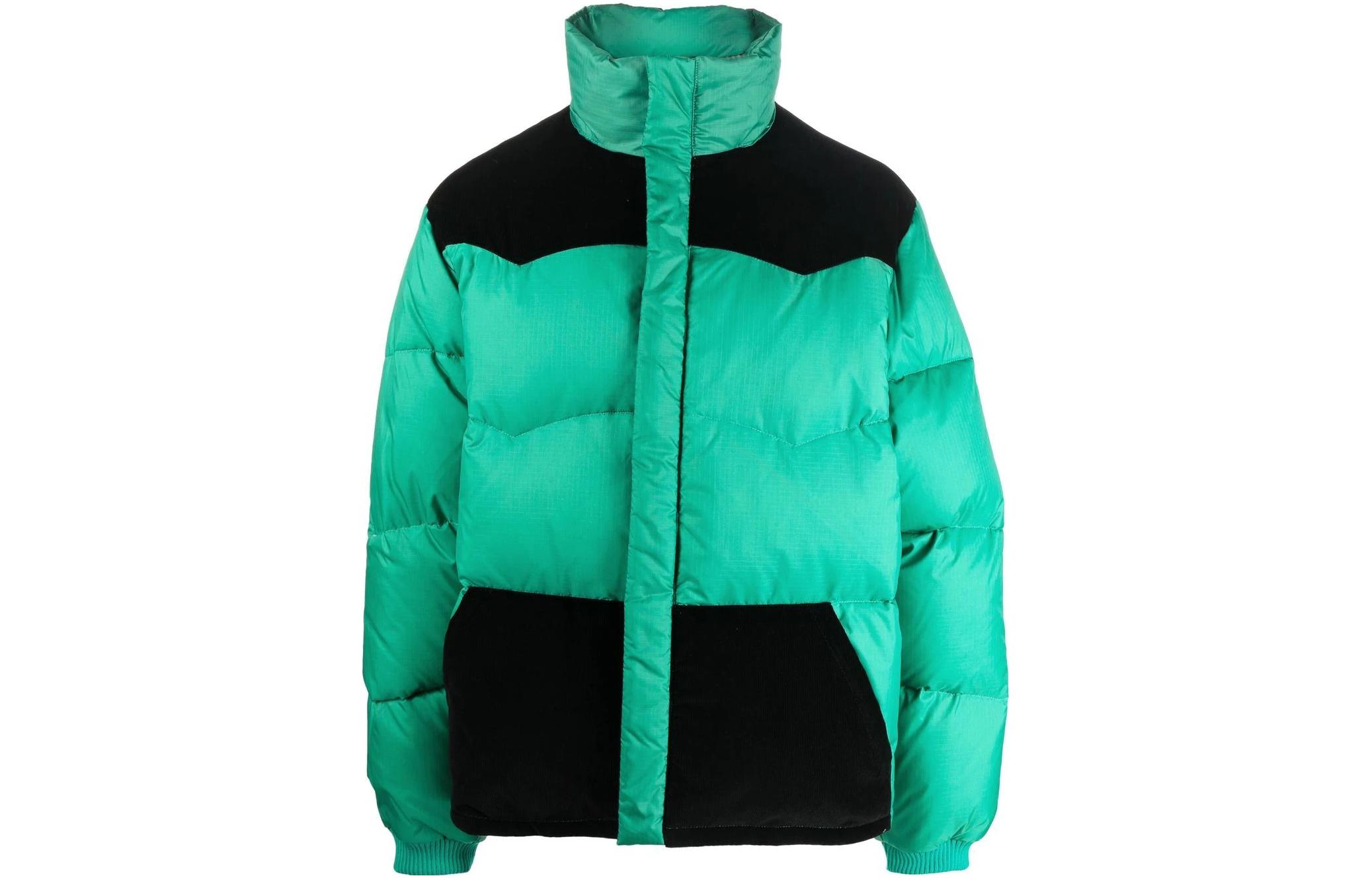 Marni FW22 Colorblock Down Jacket Green PIMU0016LSUTN87700V70