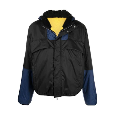 MARNI FW22 Colorblock Mohair Zip-Up Knit Jacket Men’s Watermelon Red CDMG0097Q0-UFU156-CHR16