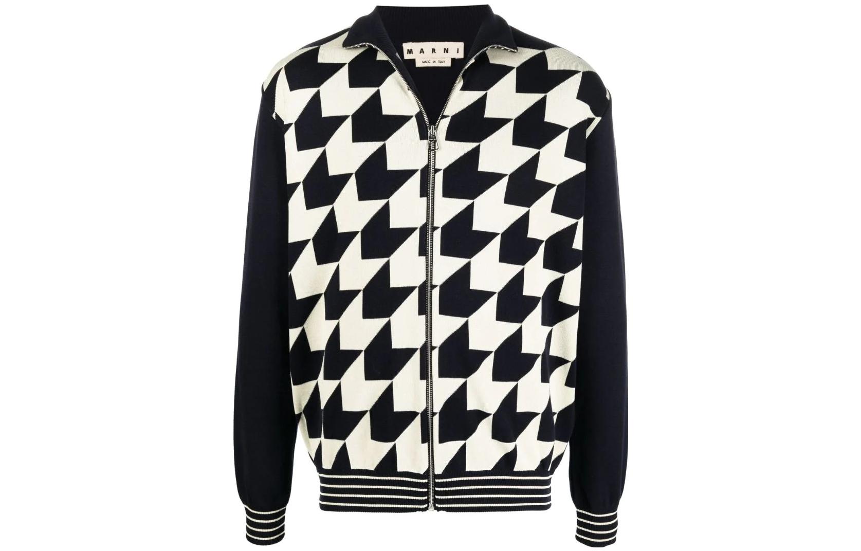 MARNI FW22 Layered Sweatshirt Gray FUMU0110XQUTC190