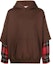 Order MARNI FW22 Layered Brown Hoodie Long Sleeve Sweatshirt. FUMU0110XQUTC19000M75