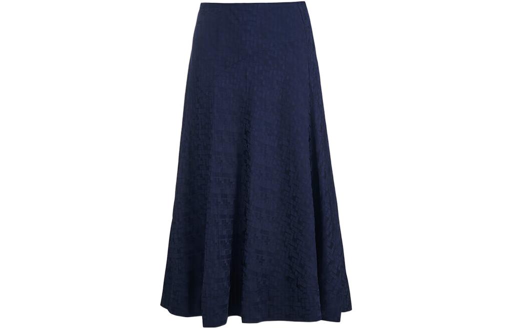 Order MARNI FW22 ミニマリスト ハイウエスト ミディスカート ブルー GOMA0418A0-UTV902-00B80