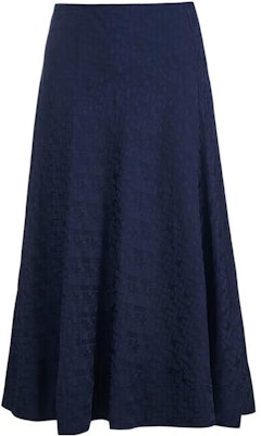 MARNI FW22 Minimalist High-Waisted Midi Skirt in Blue GOMA0418A0-UTV902-00B80 Order MARNI FW22 Minimalist High-Waisted Midi Skirt in Blue GOMA0418A0-UTV902-00B80